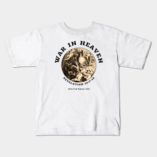 War in Heaven Revelation Story Peter Paul Rubens Kids T-Shirt